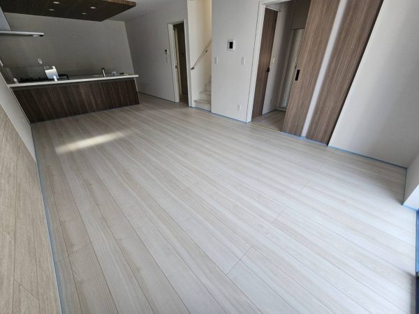 埼玉県新座市フロアコーティング 施工前の様子