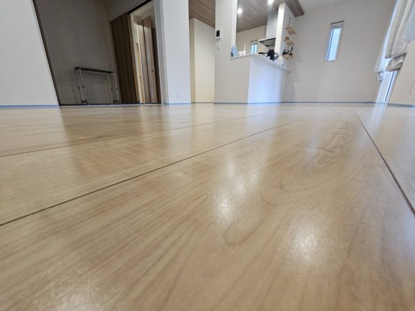 神奈川県伊勢原市　フロアコーティング　施工前の様子