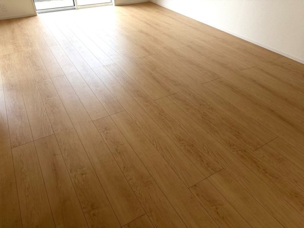 福島県伊達市 フロアコーティング 施工前の様子