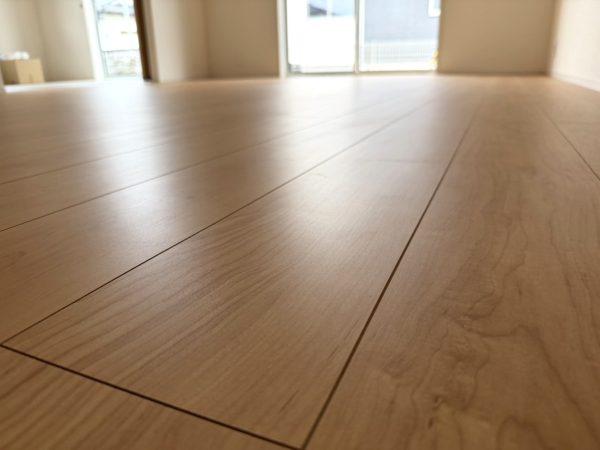 福島県伊達市 フロアコーティング 施工前の様子