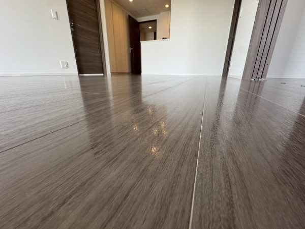 東京都江戸川区 フロアコーティング 施工後 ガラスUVコーティング