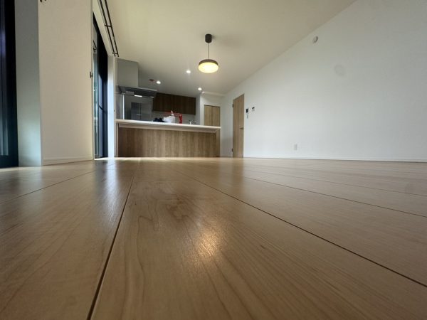東京都町田市 フロアコーティング 施工後 わんスマイルコートplus マット仕上り