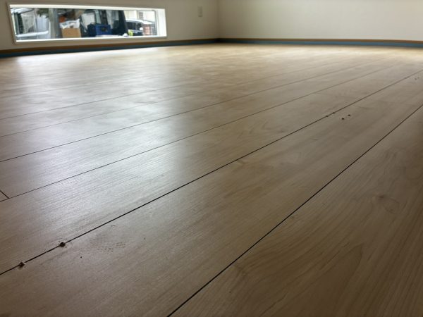 福島県郡山市 フロアコーティング 施工前の様子