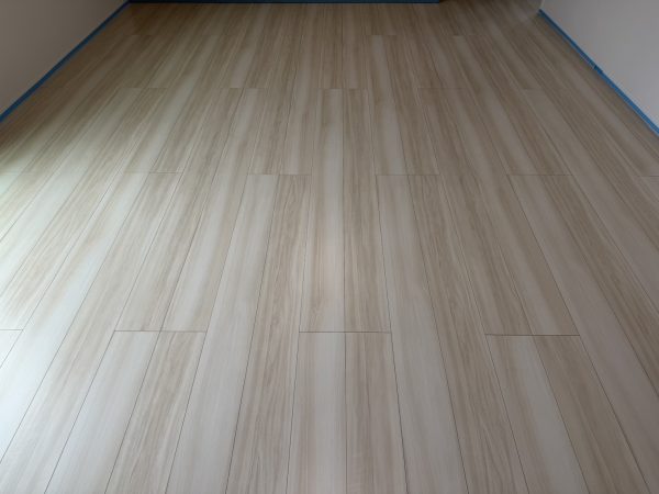 福島県二本松市 フロアコーティング 施工前の様子