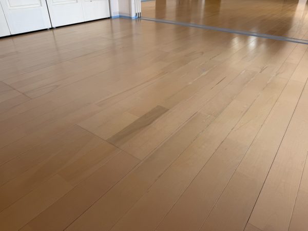 福島県福島市 フロアコーティング 施工前の様子