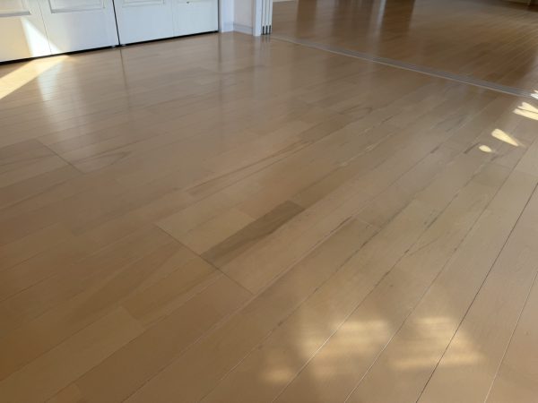 福島県福島市 フロアコーティング 施工前の様子