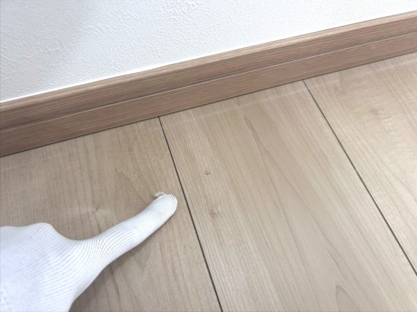 福島県郡山市 内覧会 キズの様子