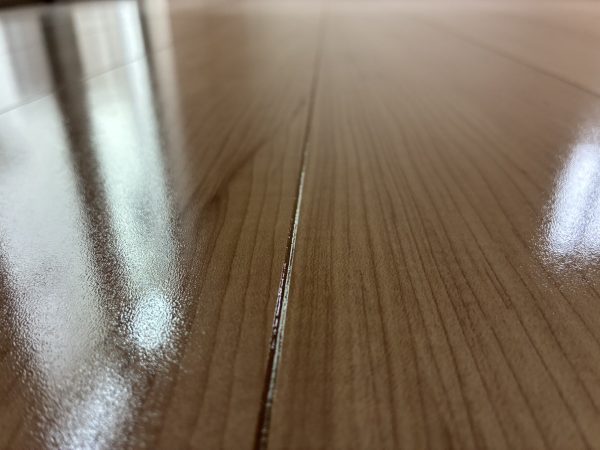 埼玉県越谷市　フロアコーティング　施工後　ガラスUVコーティング