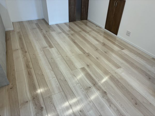 神奈川県横浜市戸塚市 フロアコーティング 施工後 わんスマイルコート