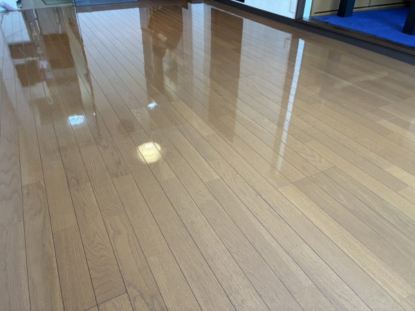 埼玉県所沢市 フロアコーティング 施工後 わんスマイルコート