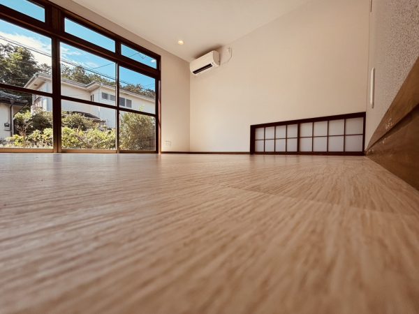 埼玉県日光市フロアコーティング 施工前の様子