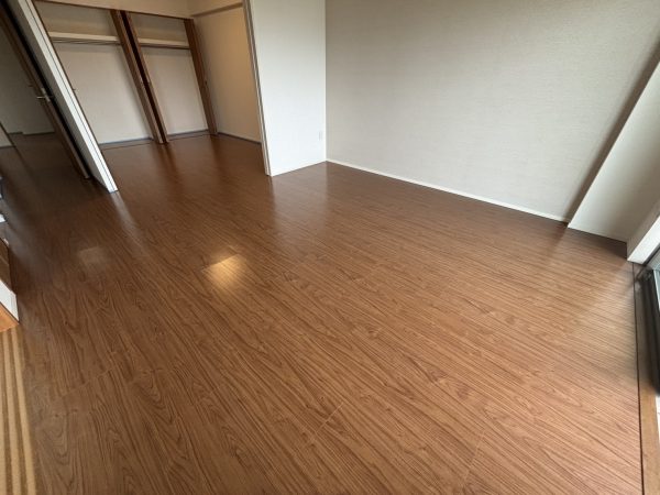 埼玉県川口市 フロアコーティング 施工前の様子
