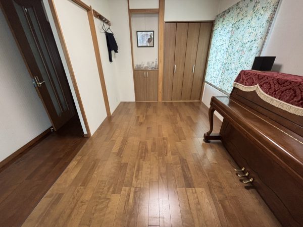 神奈川県川崎市宮前区 フロアコーティング 施工前の様子