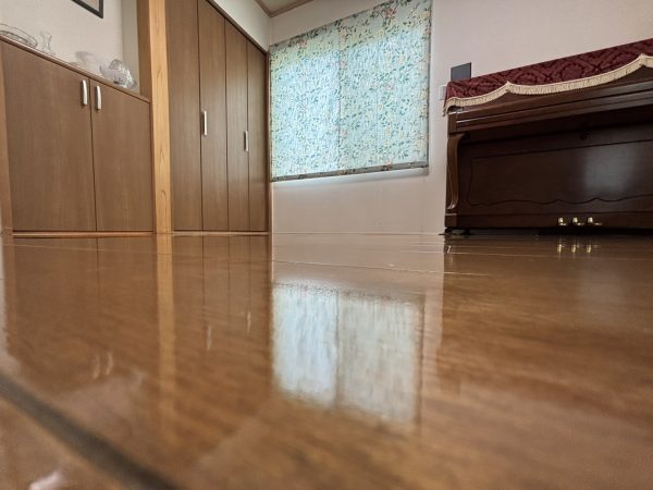 神奈川県川崎市宮前区フロアコーティング 施工後 わんスマイルコート