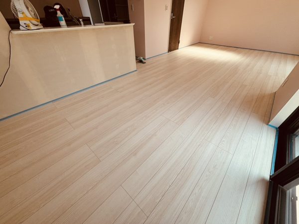 神奈川県横浜市金沢区 フロアコーティング 施工前の様子