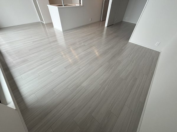 山形県山形市 フロアコーティング 施工後 ガラスUVコーティング