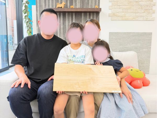埼玉ショールーム フロアコーティング お客様の様子