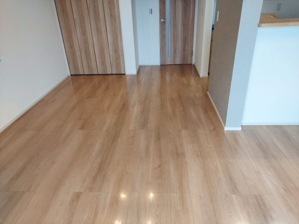 埼玉県所沢市 フロアコーティング 施工後 ガラスUVコーティング