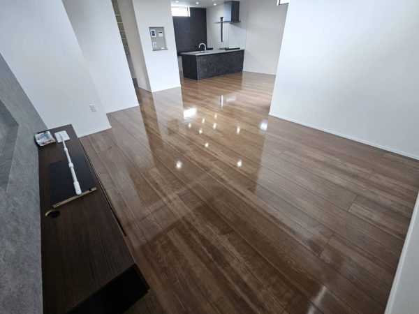 東京都西東京市 フロアコーティング 施工後 わんスマイルコート