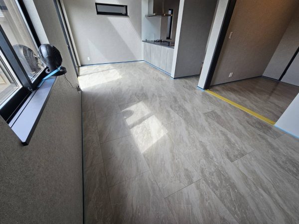 横浜市神奈川区フロアコーティング 施工前の様子