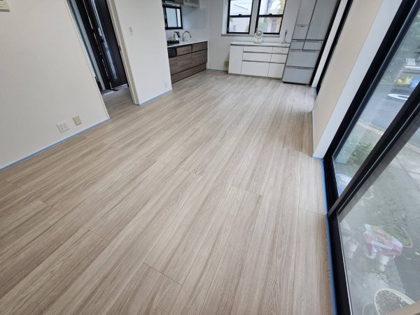 千葉県習志野市 フロアコーティング 施工前の様子