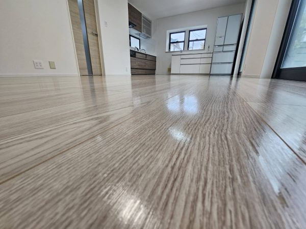 千葉県習志野市 フロアコーティング 施工後 わんスマイルコート