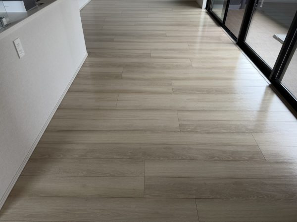 宮城県仙台市太白区 フロアコーティング 施工後 ガラスUVコーティング