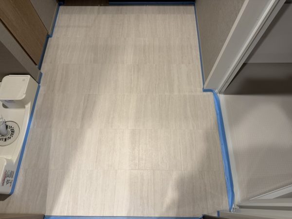 宮城県仙台市太白区 オプション　アクアフロアコート　洗面所　施工前