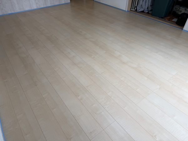埼玉県春日部市 フロアコーティング 施工前の様子