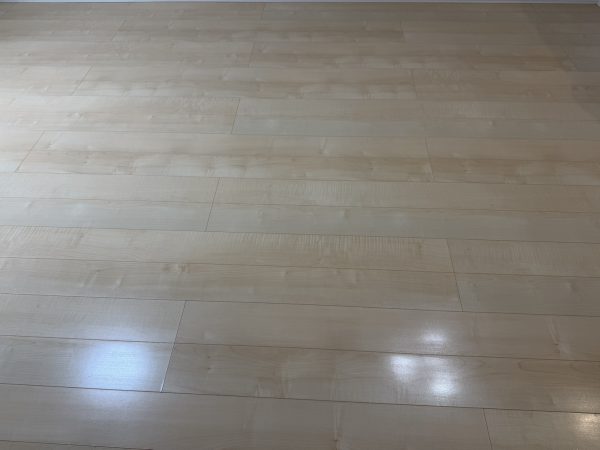 埼玉県春日部市 フロアコーティング 施工後 わんスマイルコートplus マット仕上り