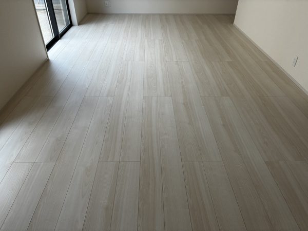 福島県いわき市 フロアコーティング 施工前の様子