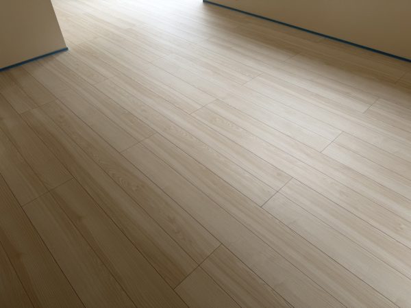 福島県いわき市フロアコーティング 施工前の様子