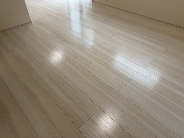 福島県いわき市 フロアコーティング 施工後 ガラスUVコーティング