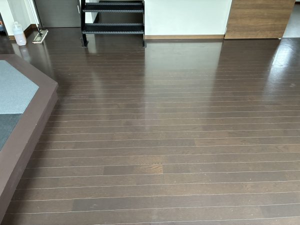 神奈川県川崎市中原区フロアコーティング 施工前の様子