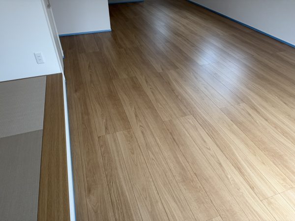 茨城県水戸市 フロアコーティング 施工前の様子