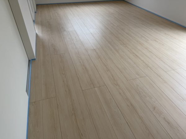 福島県いわき市フロアコーティング 施工前の様子