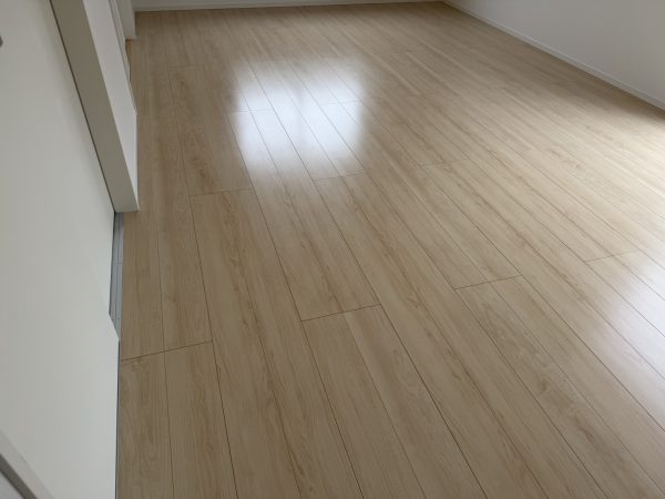 福島県いわき市フロアコーティング 施工後 ガラスコーティング