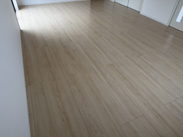 福島県いわき市フロアコーティング 施工後 ガラスコーティング