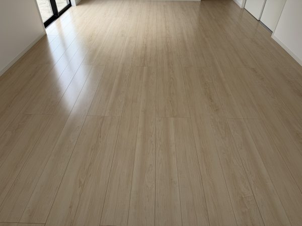 福島県いわき市フロアコーティング 施工後 ガラスコーティング