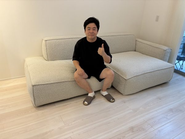 東京都調布市 フロアコーティング 施工後　お客様の様子
