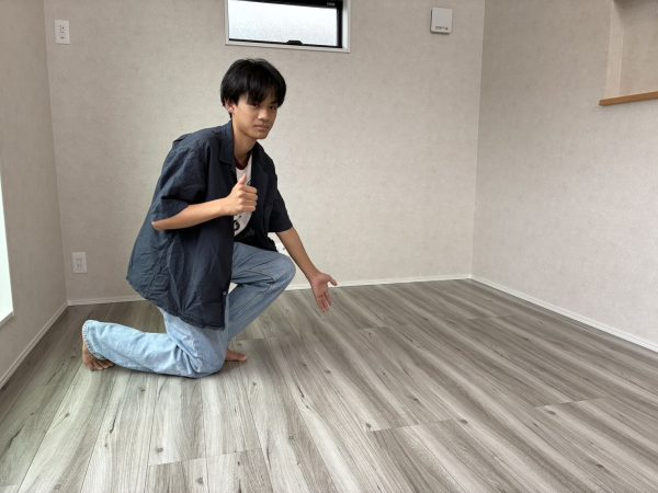 神奈川県藤沢市 フロアコーティング 施工後 お客様の様子