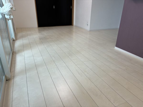 神奈川県相模原市緑区 フロアコーティング 施工前の様子