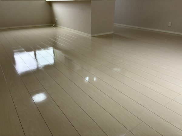 東京都日野市 フロアコーティング 施工後 ガラスUVコーティング