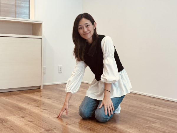東京都西東京市 フロアコーティング 施工後 お客様御様子