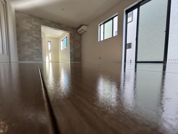 千葉県松戸市 フロアコーティング 施工後 ガラスUVコーティング