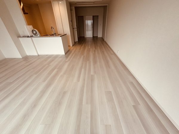 東京都中央区 フロアコーティング 施工前の様子