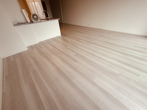 東京都中央区 フロアコーティング 施工前の様子