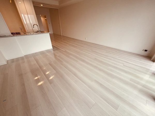 東京都中央区フロアコーティング 施工後 UVコーティング