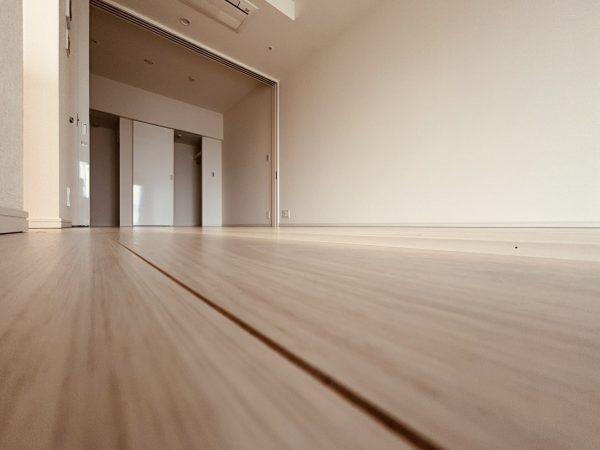 東京都中央区 フロアコーティング 施工前の様子