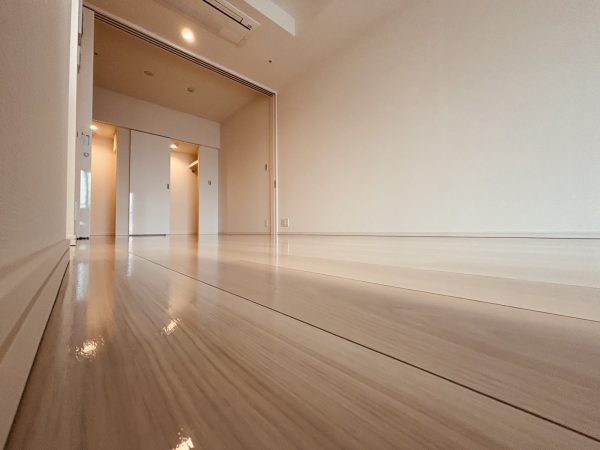 東京都中央区フロアコーティング 施工後 UVコーティング